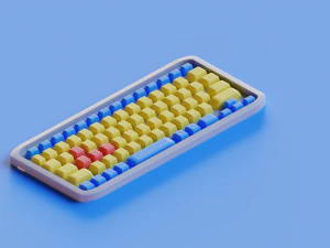 Клавіатура 3D Модель