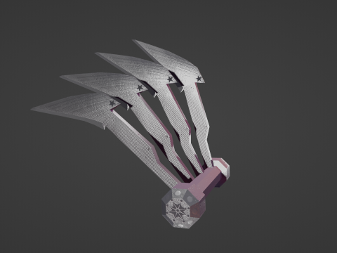STEEL CLAWS- METAL CLAWS 3D Model