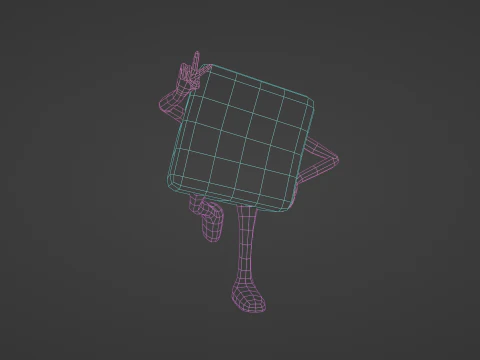 CUBIC WATERMELON 3D Model