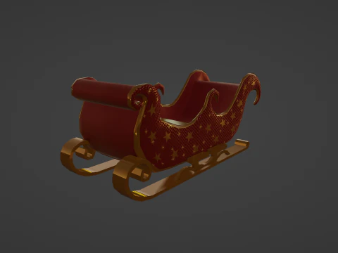 READY TO USE CHRISTMAS SLEEVE 3D Model