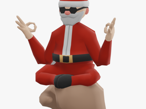 SANTA CLAUS CHILL CHRISTMAS CHARACTER Modelo 3D