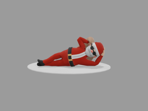 SANTA CLAUS CHILL CHRISTMAS CHARACTER 3D Model