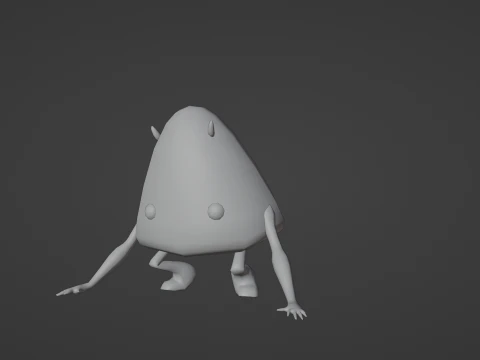 LITTLE KAWAII MONSTER READY TO USE 3D Model