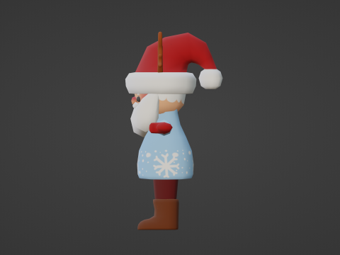 SANTA CLAUS READY TO USE 3D Model
