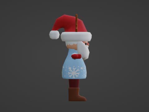 SANTA CLAUS READY TO USE 3D Model