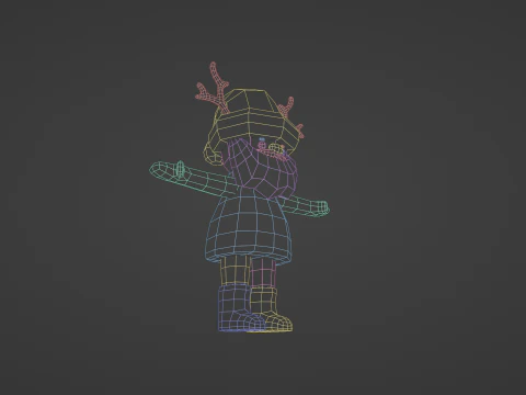 SANTA CLAUS READY TO USE 3D Model