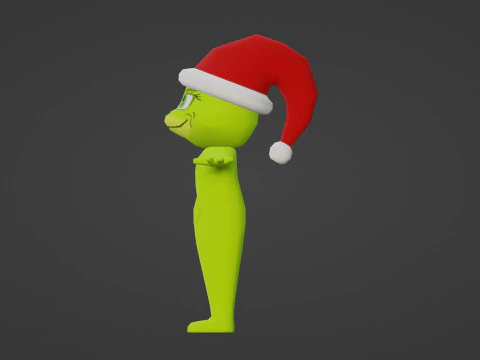 READY TO USE ANIMATED GRINCH 3D Model