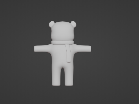 PACK OF 3 CUTE ANIMATED BEARS Model 3D