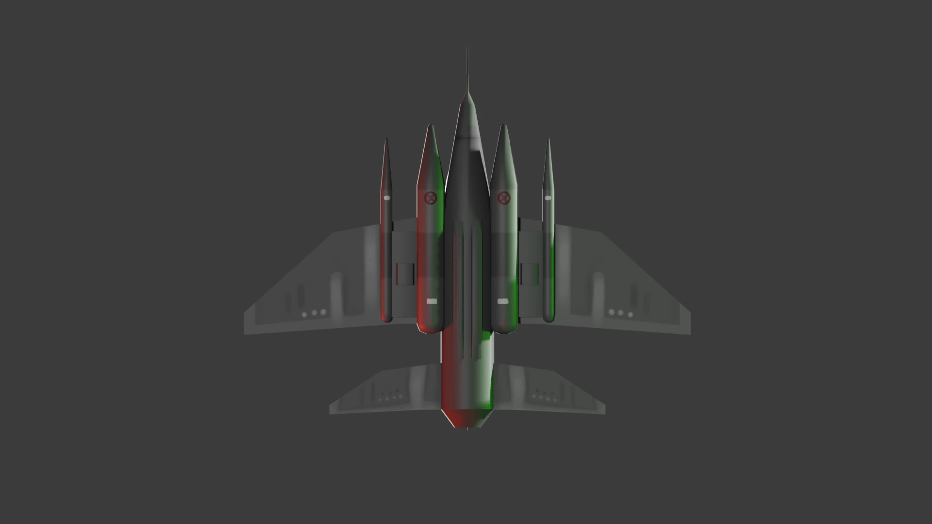 LOWPOLY WAR PLANE 3D Model .c4d .max .obj .3ds .fbx .stl .blend 