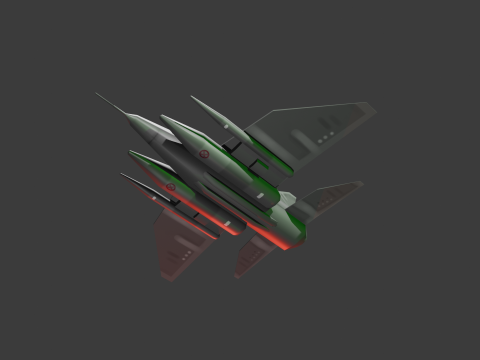 LOWPOLY WAR PLANE Modelo 3D
