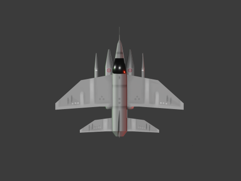 LOWPOLY WAR PLANE Modelo 3D
