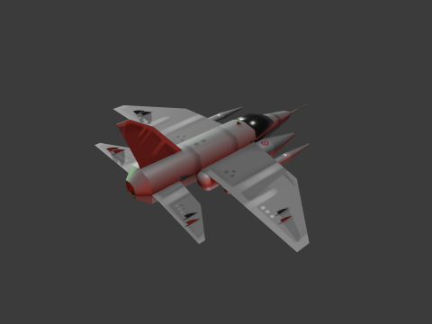 LOWPOLY WAR PLANE Modelo 3D