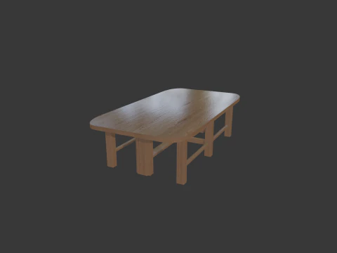8 REALISTIC TABLES COLLECTION 3D Model
