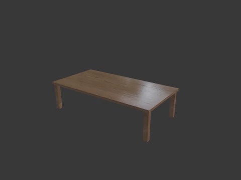 8 REALISTIC TABLES COLLECTION 3D Model