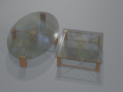 8 REALISTIC TABLES COLLECTION 3D Model