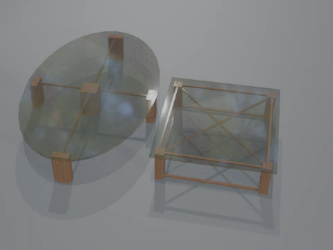 8 REALISTIC TABLES COLLECTION 3D Model