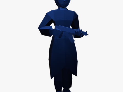 SQUID GAME LEADER 3D Model