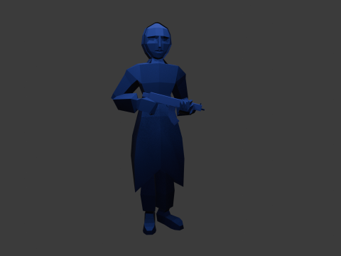 SQUID GAME LEADER 3D-Modell