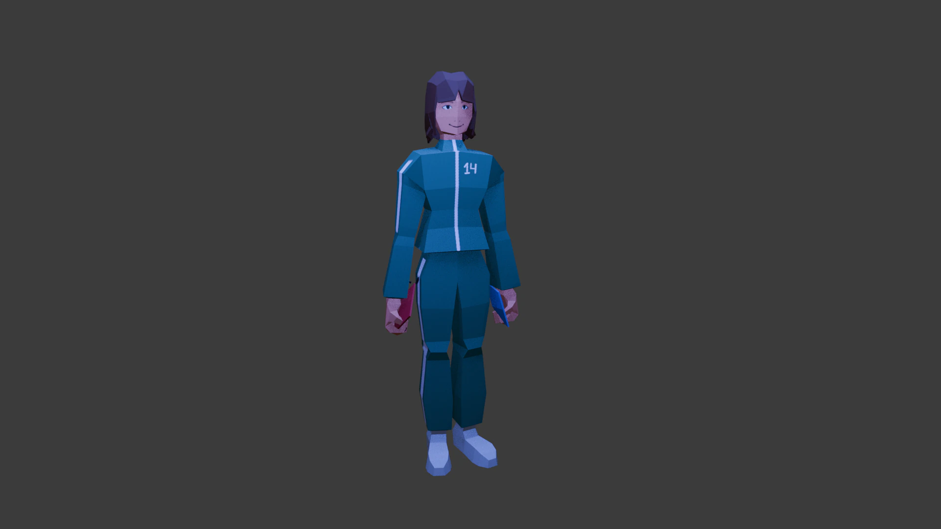 SQUID GAME PLAYER 3D Model .c4d .max .obj .3ds .fbx .stl .blend 