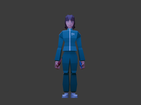 SQUID GAME PLAYER Modello 3D