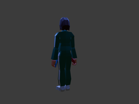 SQUID GAME PLAYER Modello 3D