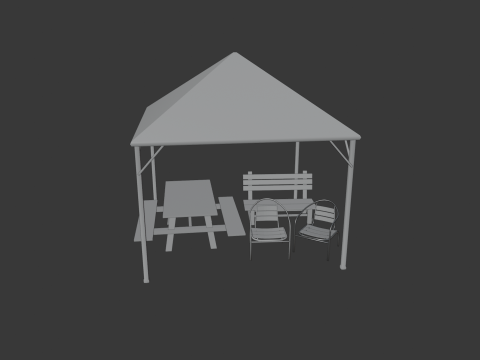 OUTDOOR FURNITURE PACK Modelo 3D