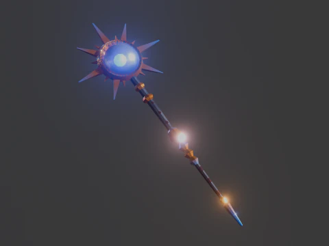 PERSONALE MAGICO DI LOWPOLY Modello 3D