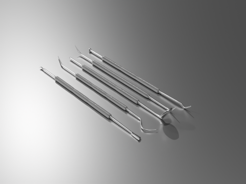 DENTAL TOOLS 3D Model
