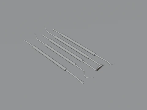 DENTAL TOOLS 3D Model