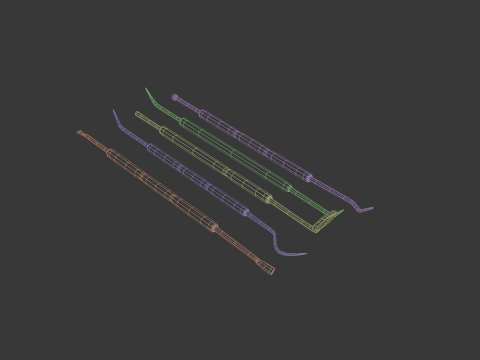 DENTAL TOOLS 3D Model