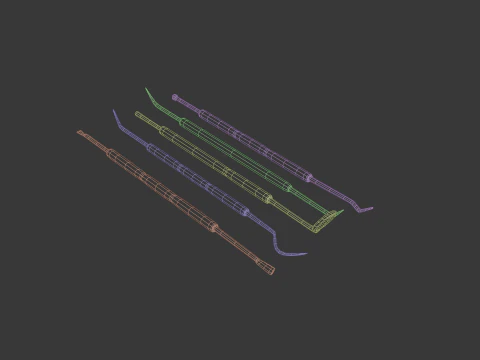 DENTAL TOOLS 3D Model