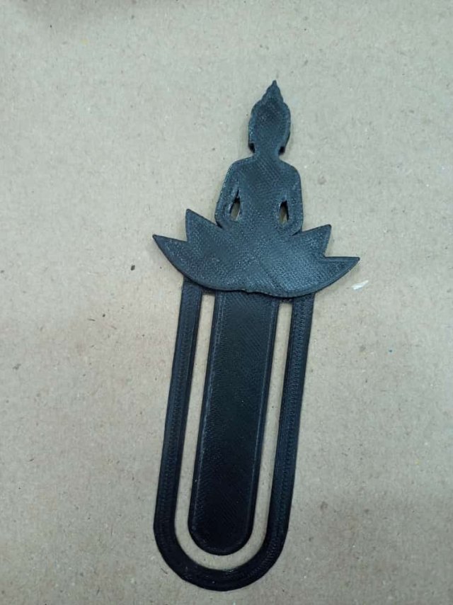 Meditation bookmark 3D Print Model .c4d .max .obj .3ds .fbx .stl .blend 