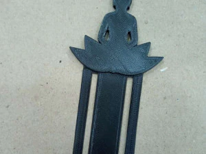 冥想书签 3D 打印模型