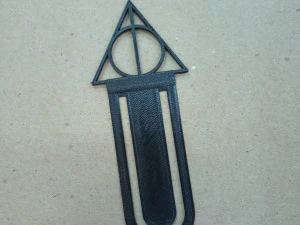 The Deathly Hallows bookmark 3D Print Model