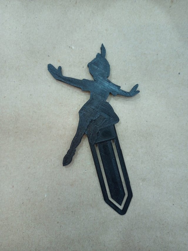 Peter pan bookmark Modelo de impresión 3D .c4d .max .obj .3ds .fbx .stl .blend 