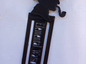 Sherlock holmes bookmark 3D Print Model