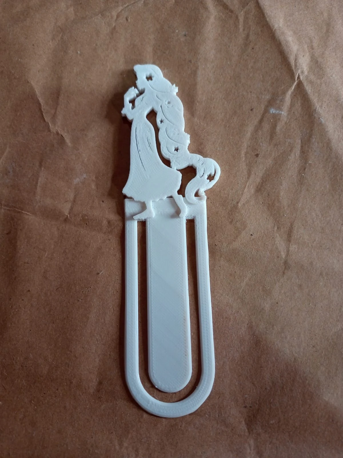 RAPUNZEL BOOKMARK 3D Print Model .c4d .max .obj .3ds .fbx .stl .blend 