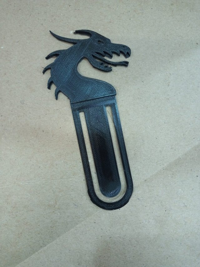 DRAGON BOOKMARK Model do druku 3D .c4d .max .obj .3ds .fbx .stl .blend 
