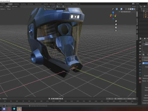 भविष्य के खनिक का हेलमेट शानदार है 3D मॉडल