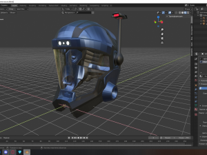 The helmet of the Miner of the future is fantastic 3D Model