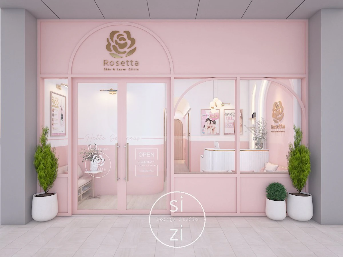 Beauty Clinic Reception 3D Model .c4d .max .obj .3ds .fbx .stl .blend 