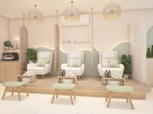 Nail Lashes Salon 3D-Modell