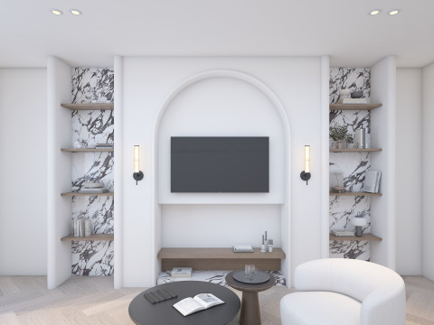 Nordic TV Cabinet 3D Model