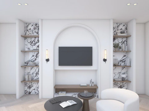 Северный ТВ-кабинет 3D Модель