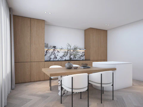 Modern Kitchen 3D Model