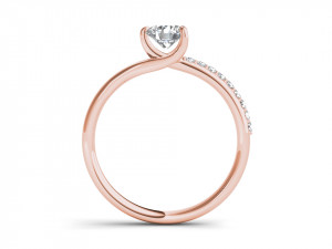 Engagement ring diamond 3D Принт Модель