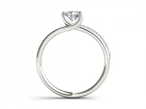 Engagement ring diamond 3D Принт Модель