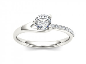 Engagement ring diamond 3D Принт Модель