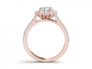 Engagement ring diamond Modelo de Impressão 3D