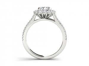 Engagement ring diamond Modelo de Impressão 3D